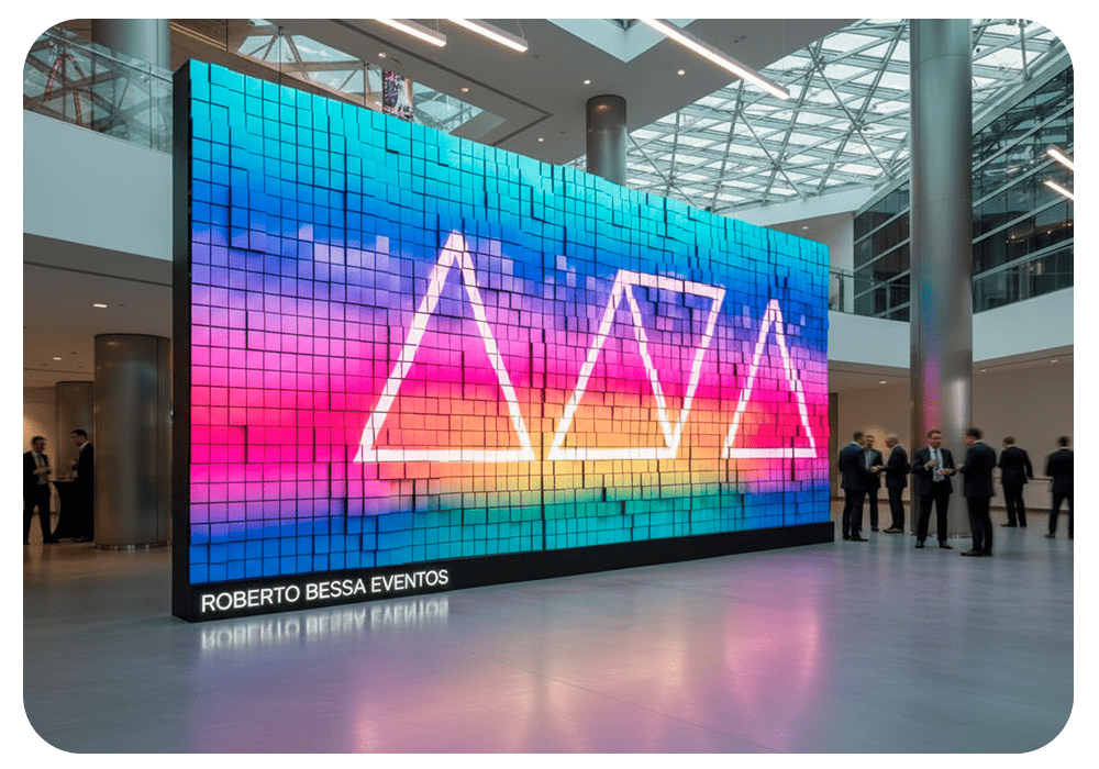 PAINEL DE LED CINETICO ROBERTO BESSA 3