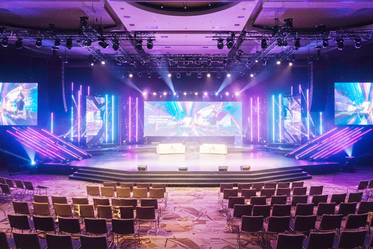 telão de projeção